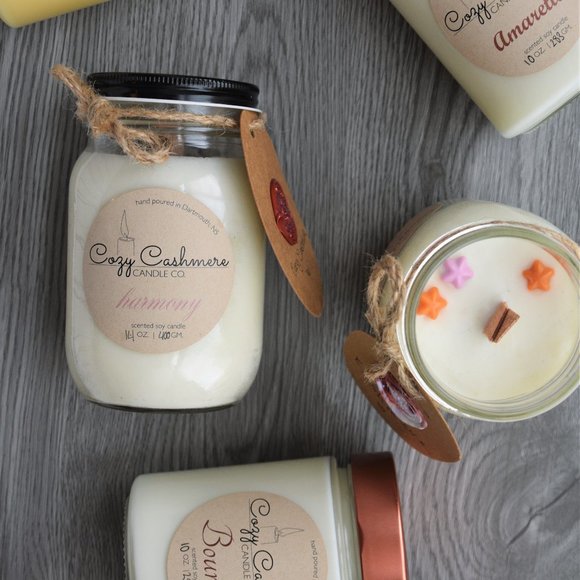 Wind River Scented Soy Candle | Hand Poured 10oz - Picture 2 of 7